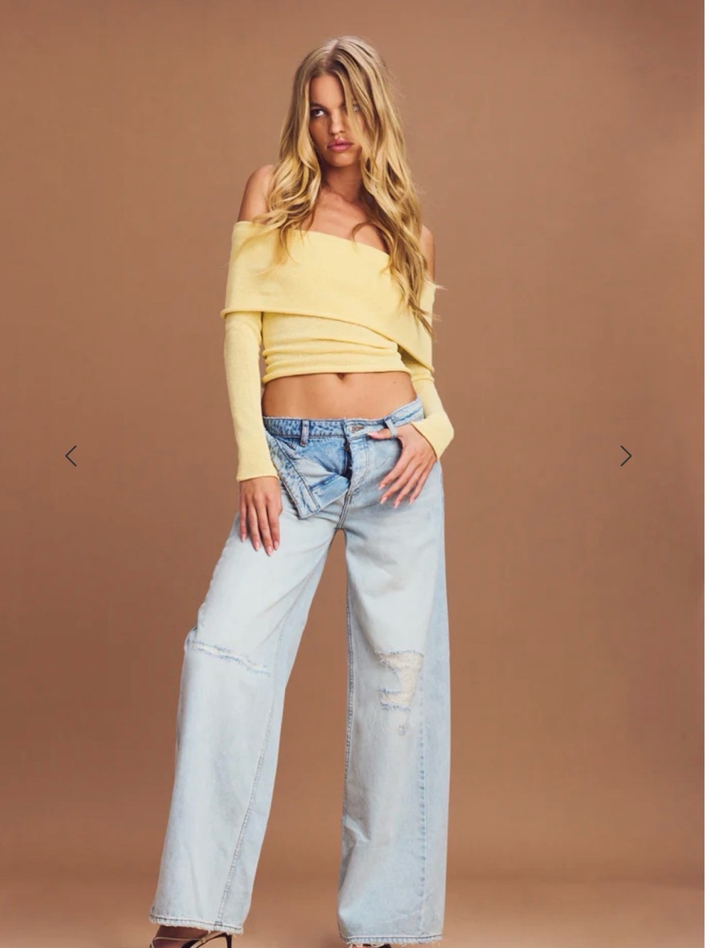 SER.O.YA Besty Knit Top - Butter
